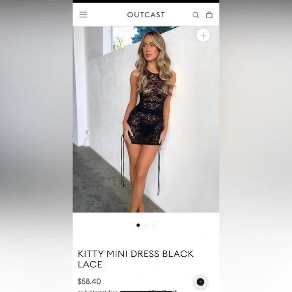Outcast | Dresses | Outcast Clothing Kitty Mini Dress Black | Poshmark